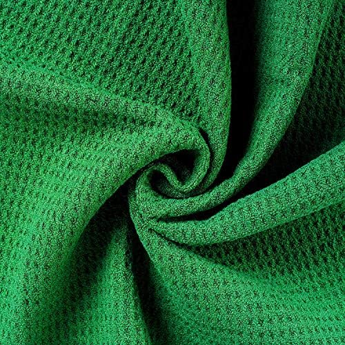 Golf Towel & Groove Cleaner Brush Kit, Tri-Fold Microfiber Waffle - Image 4