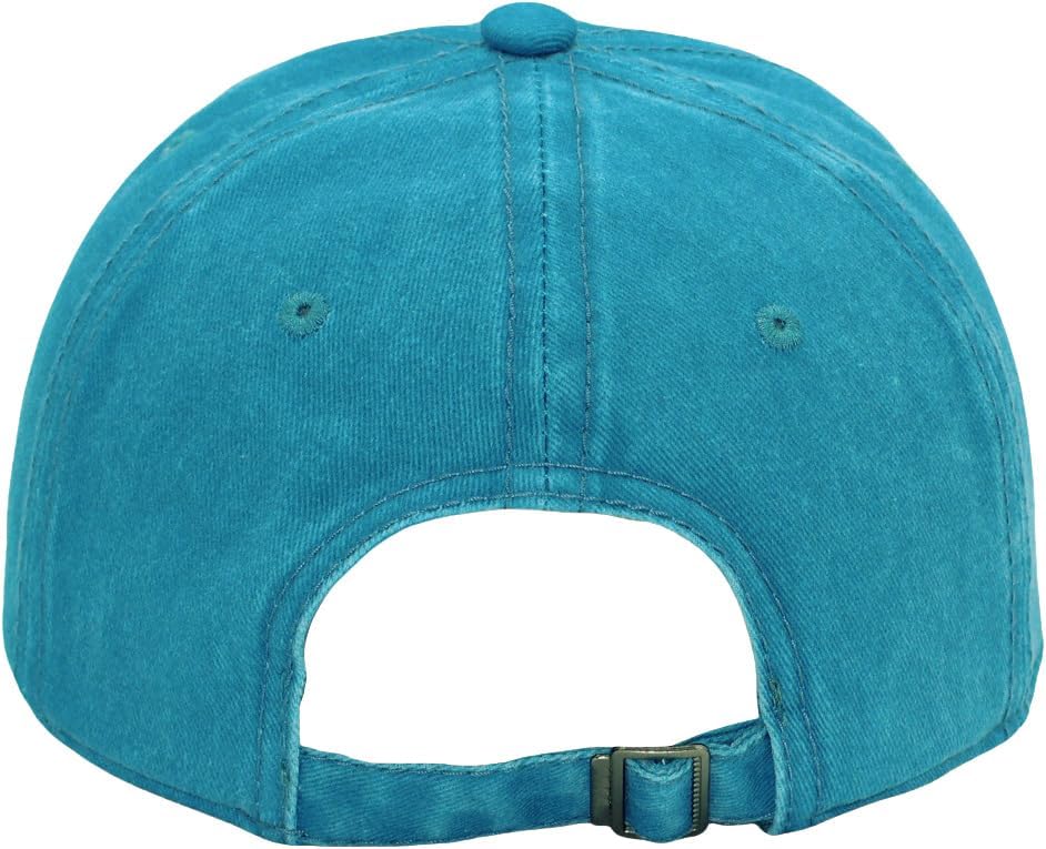 Vintage Washed Baseball Cap | Fits XL/XXL Heads | One Size | Adjustable Golf - Image 4