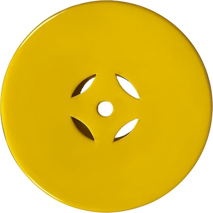 JONATHAN Y Lucky Coins 16" Ceramic Garden Stool Side Table, Matte Yellow | - Image 9