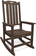 THOEOE Outdoor Rocking Chairs, Oversized Patio Rocking Chair | HDPE Outdoor by THOEOE
