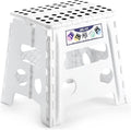 Delxo Folding Step Stool 13 Inch, 300 Lbs Step Stool by Delxo