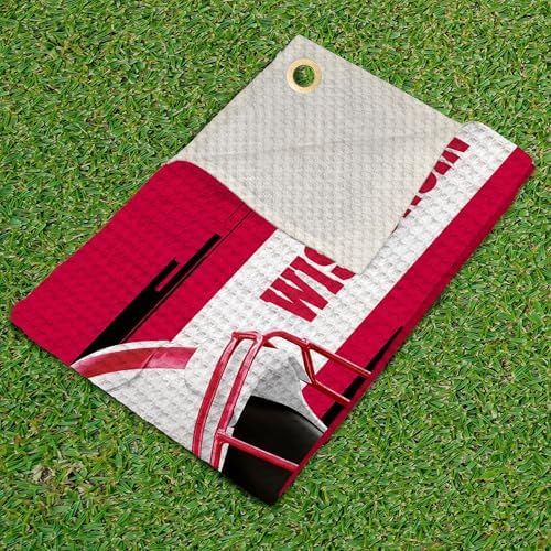Northwest NCAA Golf Towel, Official Licensed Microfiber Waffle Fabric, - Image 2