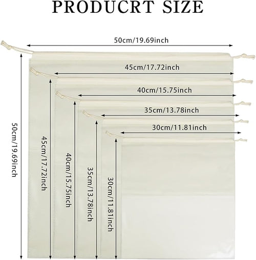15 Pcs Dustproof Drawstring Bags Beige Dust Purse Storage Bags Non Woven String Pouch Handbags Fabric Cloth Covers Shoe Packing Organizer Pouch (Assorted Sizes)