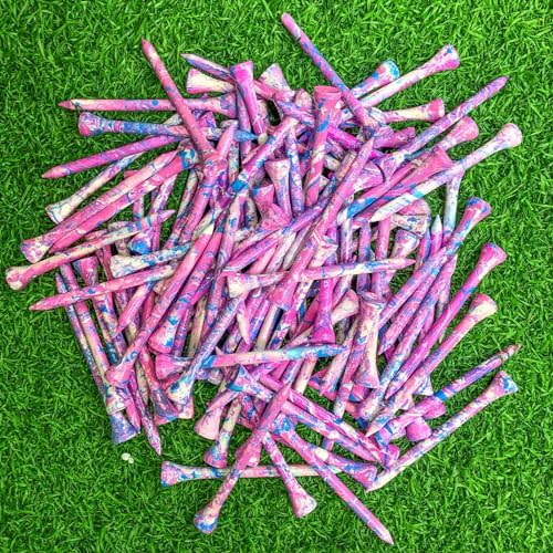 MYKUJA Wood Golf Tees 3-1/4, 2-3/4 inch Golf Tees 100 Pack, Highly Bright - Image 4