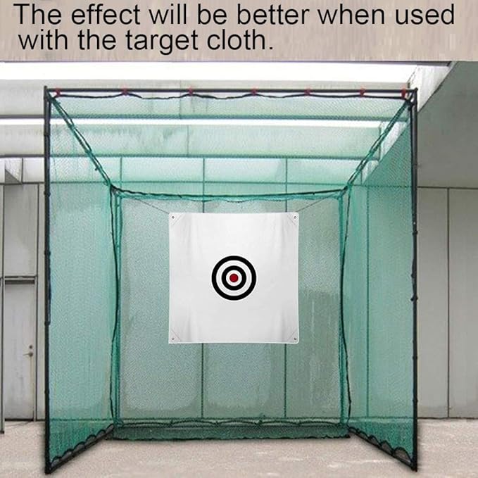 Multifunction Golf Ball Netting Impact Golf Barrier Net Practice Hitting Net for Indoor or Outdoor Use 10 x 3 Ft- 10x 30 Ft