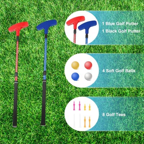 Mini Golf Set - Two-Way Putter, Right/Left Handed, Adjustable Length - Image 5