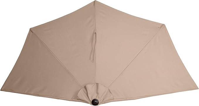 Pure Garden Half Umbrella Outdoor Patio Shade - Image 4