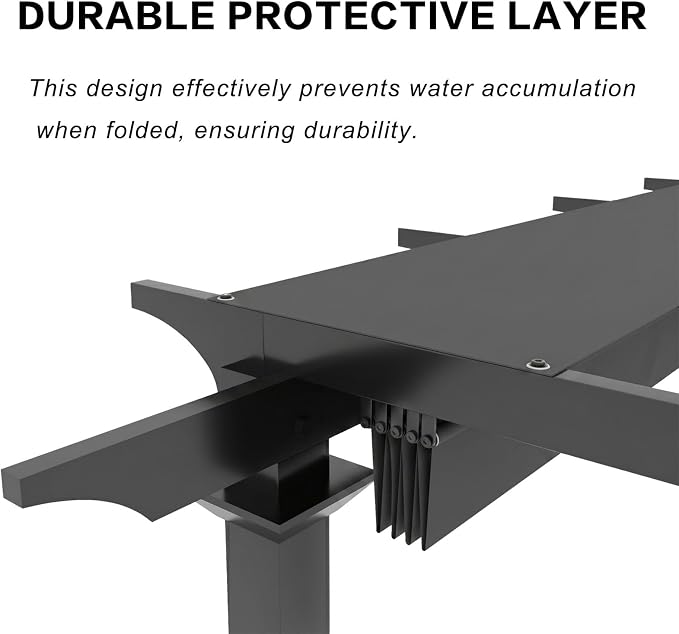 Pergola Shade Cover Replacement Canopy Top Compatible - Image 6