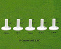 FINGER TEN Rubber Golf Tees for Mats 5 Pack by FINGERTENSport