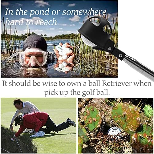 Portable Retractable Stainless Steel Golf Ball Retriever Telescopic Pick Up - Image 5