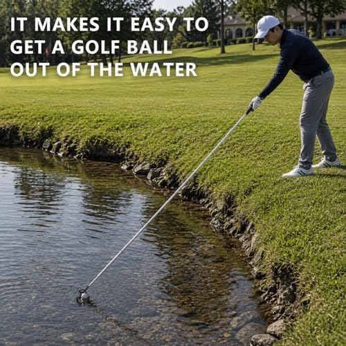 HOW TRUE 7Ft/9Ft Telescopic Golf Ball Retriever, Extendable Stainless Steel - Image 6