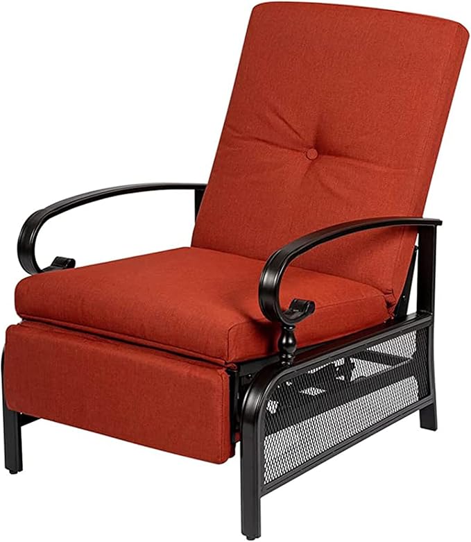 Incbruce Outdoor Lounge Chair Patio Furniture Adjustable Recliner by Incbruce