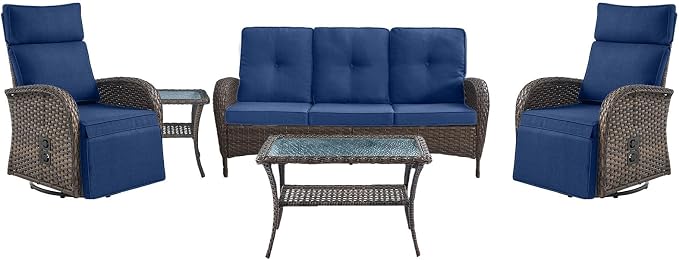5 Piece Patio Furniture Set by Belord
