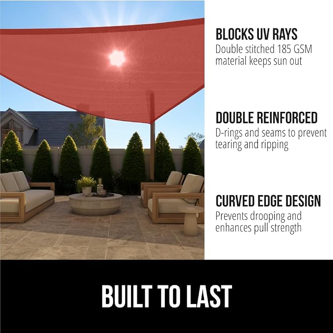 GORILLA GRIP Heavy Duty Sun Shade, UV Protection Fade Tear and Rust Resistant - Image 2