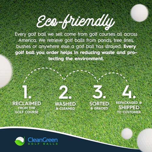 Clean Green Golf Balls Recycled & Used - Image 3