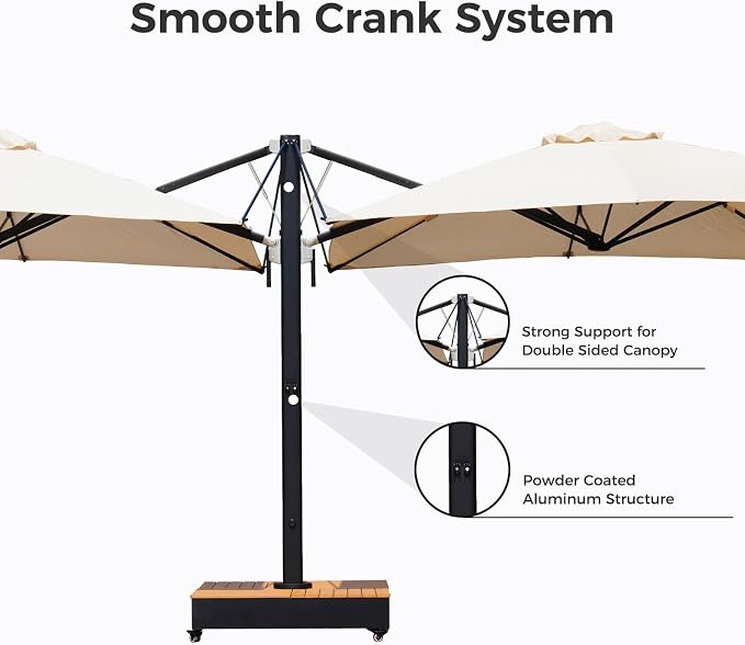 Grand patio 10x10 FT Large Patio Umbrella - Image 3
