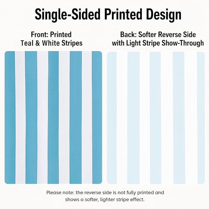 2 Panels Outdoor Stripe Curtains - Image 6