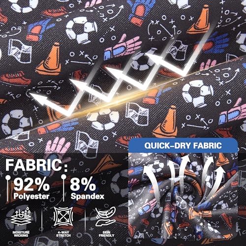 Mens Golf Shirt Short Sleeve Dry Fit Print Moisture Wicking Performance - Image 5