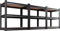 Storge Shelves 3-Tier Metal Shelving Unit, Adjustable Steel Shelves, Boltless by KORVENA
