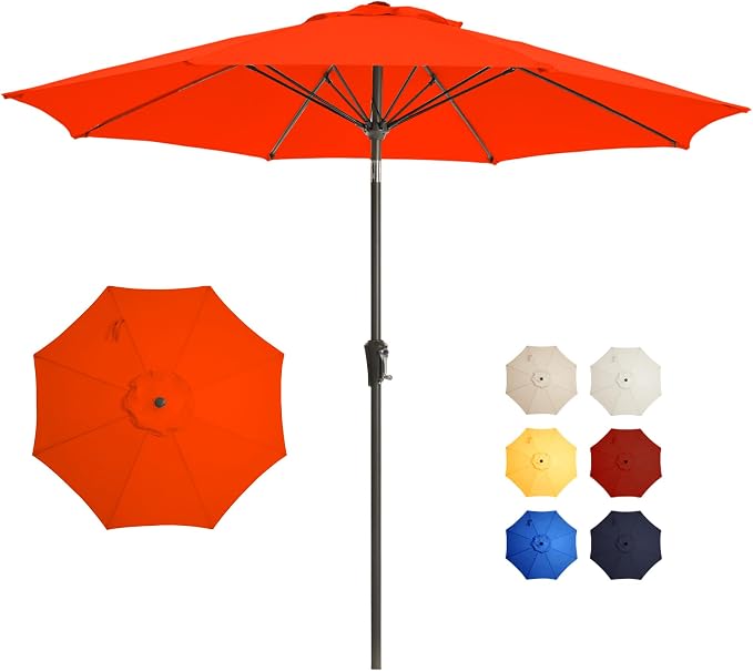 Patio Umbrella 9FT umbrella outdoor patio by GREFORG
