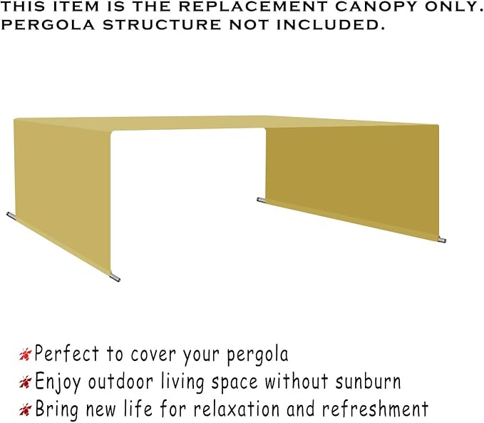 Alion Home Waterproof Pergola Cover - Image 3