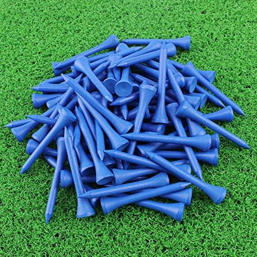Crestgolf Professional 2 1/8" Deluxe Wood Golf Tees 100pcs by Crestgolf