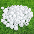 Practice Golf Balls 100 Pack Airflow Hollow Plastic Golf Balls Practice by kahuayi
