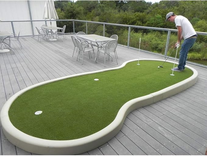 Golf Putting Green - Artificial Grass Turf 2FT x 53FT, Indoor/Outdoor Training Mat, Synthetic Fake Grass for Baseball, Football, Gym Sports