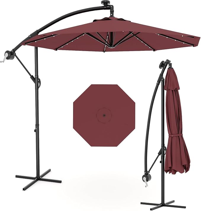 Garvee 10FT Offset Patio Umbrella - Image 2
