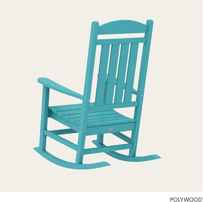 POLYWOOD Presidential Rocking Chair in Aruba - Image 4