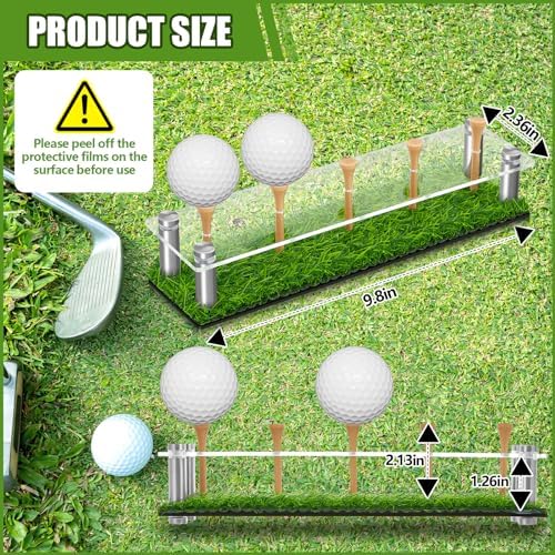 Menkxi Golf Ball Display Case Golf Ball Holder Stand Box - Image 2