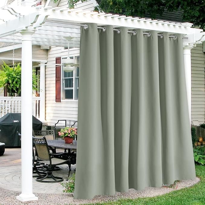 RYB HOME Extra Wide Outdoor Curtains by RYBHOME