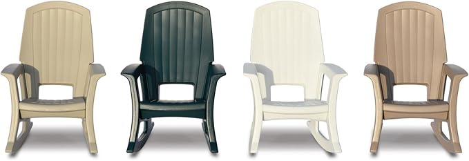Rockaway Heavy Duty All Weather Rocking Chair, 2 Pack | Polyethylene Outdoor - Image 10