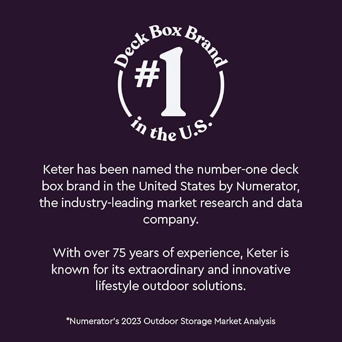 Keter Marvel 71 Gal Outdoor Storage Box - Image 7