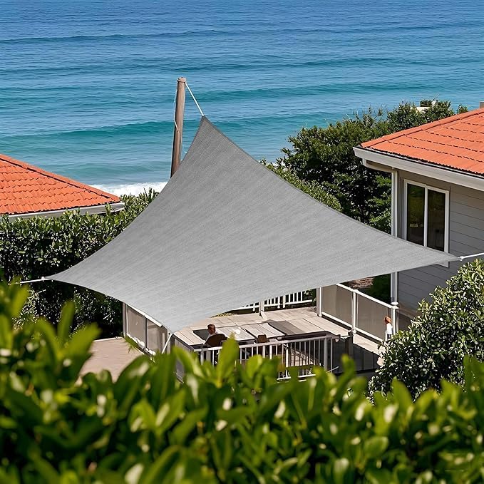 Tronssien Rectangle 16'x20' Sun Shade Sail, 95% UV Blockage Canopy Awning by Tronssien