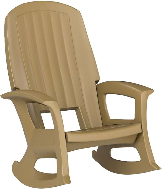 Rockaway Heavy Duty All Weather Rocking Chair, 4 Pack | Polyethylene Outdoor - Image 2