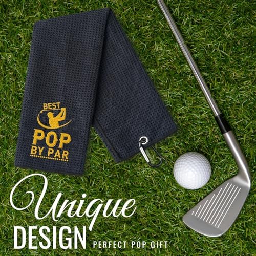 Pop Gifts Golf Towel, Pop on Father‘s Day, 15.8 x 23.6 inches Microfiber Golf - Image 2