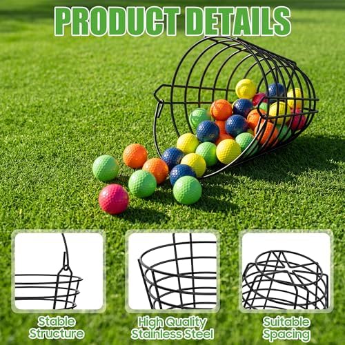 10L0L 2‑Pack Metal Golf Ball Basket - Image 4