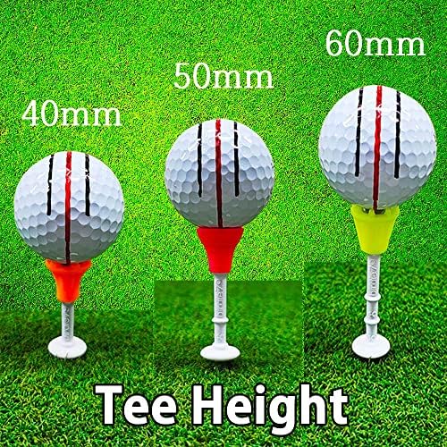 BIRDIE79 Upgraded Premium Big Head Golf Tees 3-1/4 – Height Adjustable – Easy - Image 5