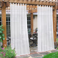 H.VERSAILTEX Outdoor Linen Sheer Curtains by HVERSAILTEX