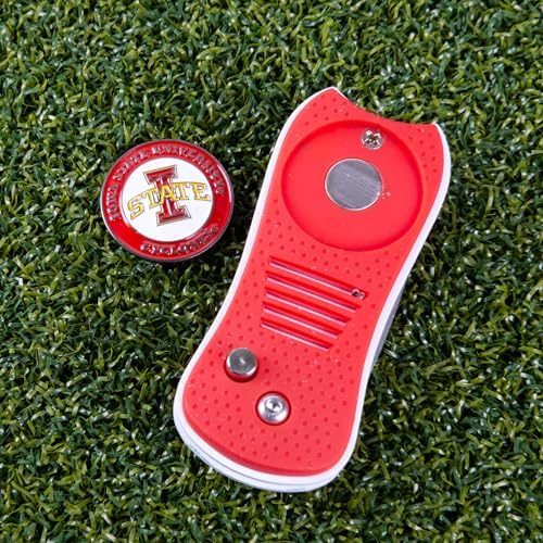 Team Golf NCAA Oklahoma Sooners Retractable Divot Tool Switchblade - Image 3
