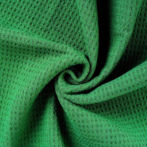 2 Pack Golf Towels with Club Brush, Microfiber Waffle Cleaning Set - Image 3