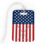 ChalkTalkSPORTS Golf Luggage & Bag Tag | USA Golfer | No Personalization on Back | Medium