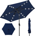 Best Choice Products 7.5ft Solar Umbrella LED Lighted Patio Umbrella, Table by Unknown