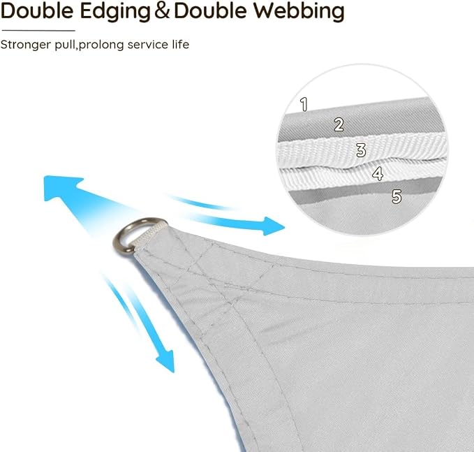 Quictent Waterproof Sun Shade Sail - Image 3