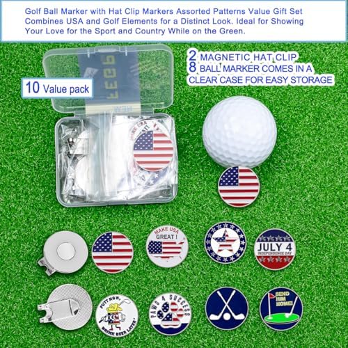 10 Pcs Value Golf Ball Markers - Image 5