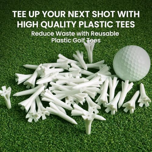 Golf Tees 5 Prong Design Plastic Short Golf Tees 1 1/2 Inch Bulk - Image 6