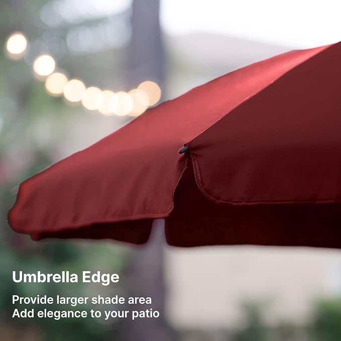 AMMSUN Patio Umbrella, 6.5 ft Outdoor Table Umbrella - Image 6