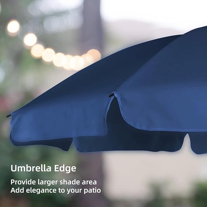 AMMSUN Patio Umbrella, 6.5 ft Outdoor Table Umbrella - Image 4
