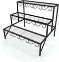 3-Tier Metal Plant Stand, Heavy Duty Flower Pot Display Rack | Heavy-duty metal by Garden4you